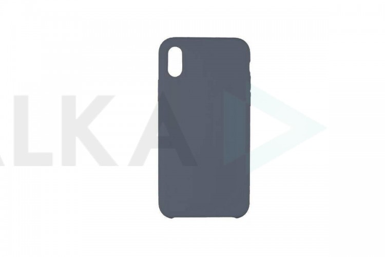 Чехол для iPhone ХS Max Silicone Case Soft Touch (синий кобальт)
