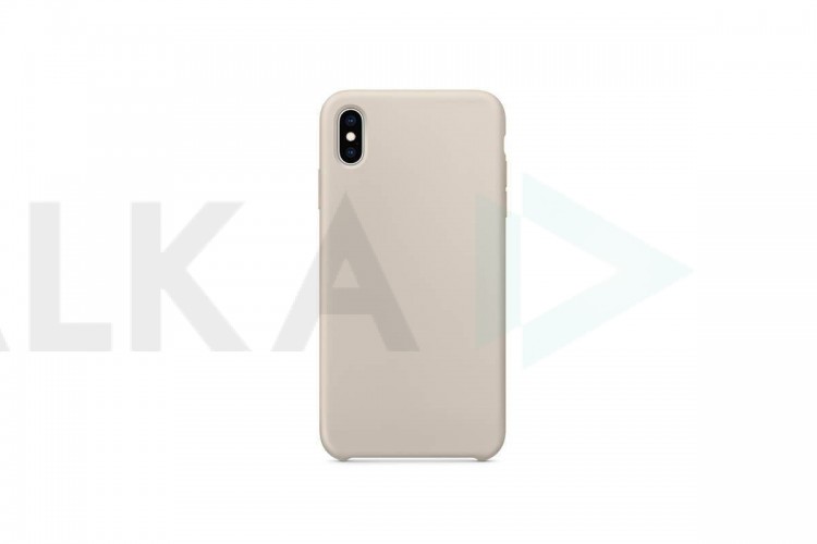 Чехол для iPhone ХS Max Silicone Case Soft Touch (бежевый) 10