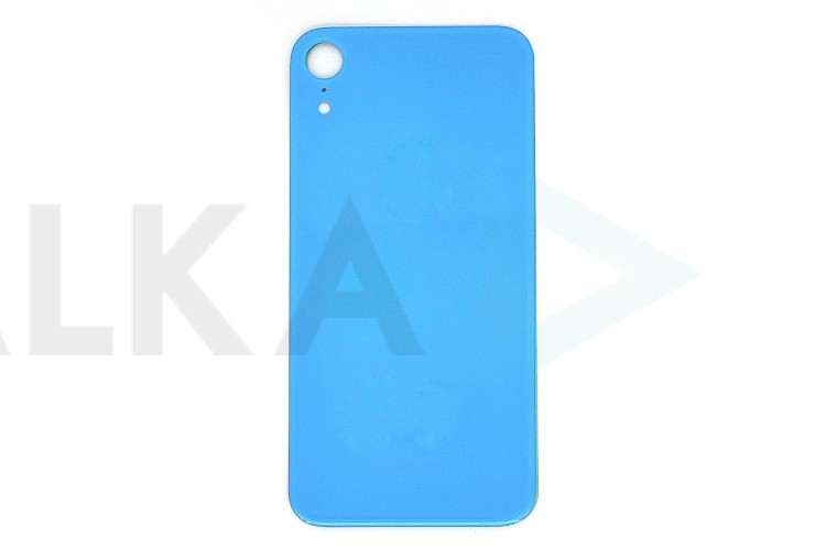 Заднее стекло для iPhone XR (голубой) легкая установка CE