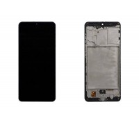 Дисплей для Samsung A315F Galaxy A31 Black в сборе с тачскрином + рамка Incell (без сканера и датчиков)
