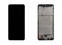 Дисплей для Samsung A315F Galaxy A31 Black в сборе с тачскрином + рамка Incell (без сканера и датчиков)