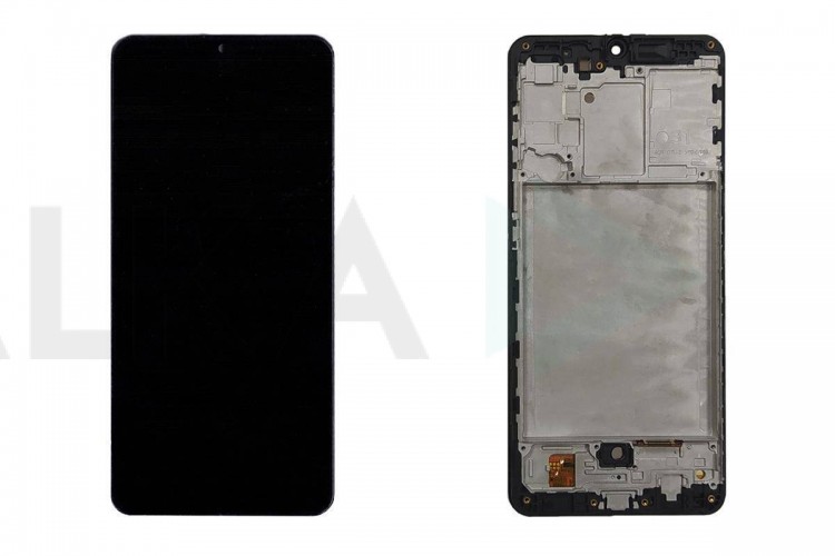 Дисплей для Samsung A315F Galaxy A31 Black в сборе с тачскрином + рамка Incell (без сканера и датчиков)
