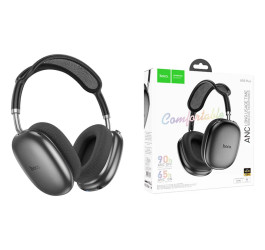 Наушники мониторные беспроводные HOCO W55 Plus Happiness ANC noise reduction (глубокий серый космос)