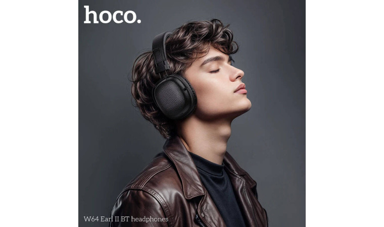 Наушники мониторные беспроводные HOCO W64 Earl (коричневый) Наушники мониторные беспроводные HOCO W64 Earl (коричневый)