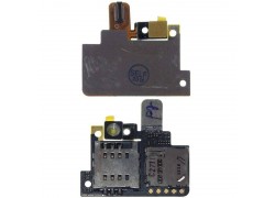 Шлейф для LG P990 с контактами SIM, MMC