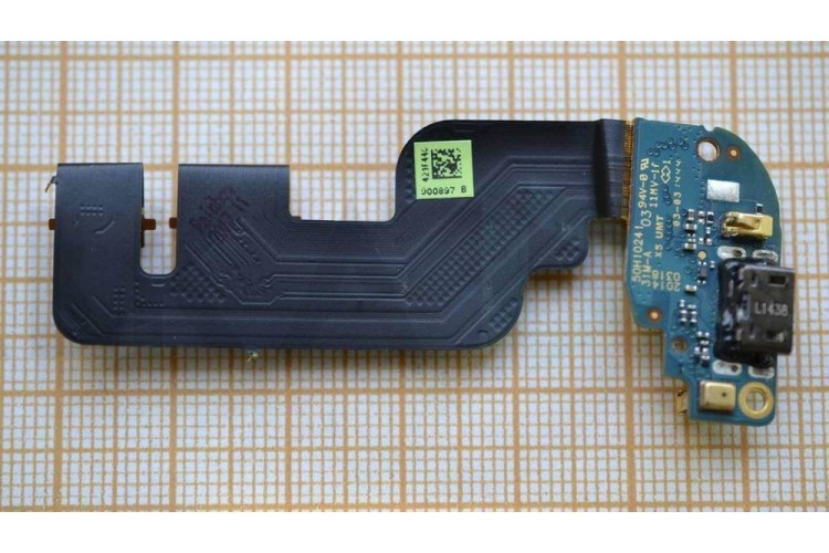 Шлейф для HTC One mini 2 (M8 mini) с разъемом зарядки + микрофон