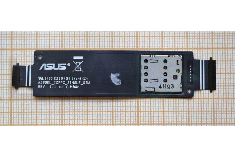 Шлейф для ASUS A500KL ZenFone 5 LTE с контактами SIM