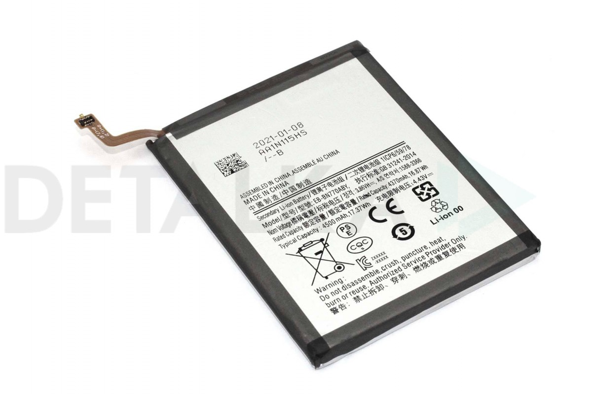 Аккумулятор EB-BN770ABY для телефона Samsung Note 10 Lite N770F (BT) в  Детальке купить,