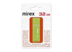 Флешка USB 2.0 Mirex LINE GREEN 32GB (ecopack)