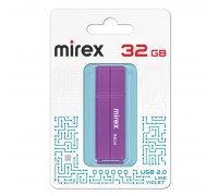 Флешка USB 2.0 Mirex LINE VIOLET 32GB (ecopack)
