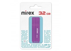 Флешка USB 2.0 Mirex LINE VIOLET 32GB (ecopack)