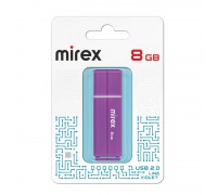 Флешка USB 2.0 Mirex LINE VIOLET 8GB (ecopack)