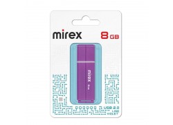 Флешка USB 2.0 Mirex LINE VIOLET 8GB (ecopack)