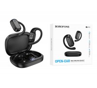 Наушники вакуумные беспроводные BOROFONE BW73 Lucky Open True Wireless BT headset (черный)