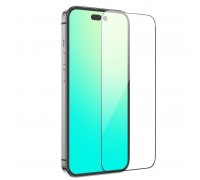 Защитное стекло дисплея iPhone 14 Pro Max (6.7) 10D без упаковки (черный)