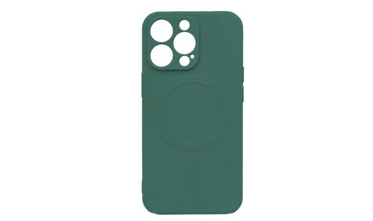 Чехол для iPhone 13 Pro Max (6,7) MagSafe (темно-зеленый) Чехол для iPhone 13 Pro Max (6,7) MagSafe (темно-зеленый)