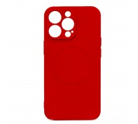 Чехол для iPhone 14 Pro Max (6.7) MagSafe (красный)