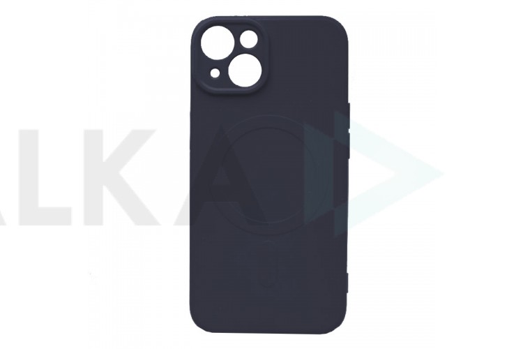 Чехол для iPhone 14 Plus (6.7) MagSafe (черный)