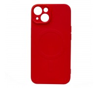 Чехол для iPhone 14 Plus (6.7) MagSafe (красный)