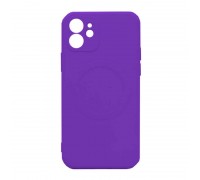 Чехол для iPhone 12 (6.1) MagSafe (фиолетовый)