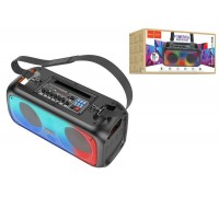 Активная напольная акустика HOCO BS54 Party wireless dual mic outdoor BT speaker (черный)