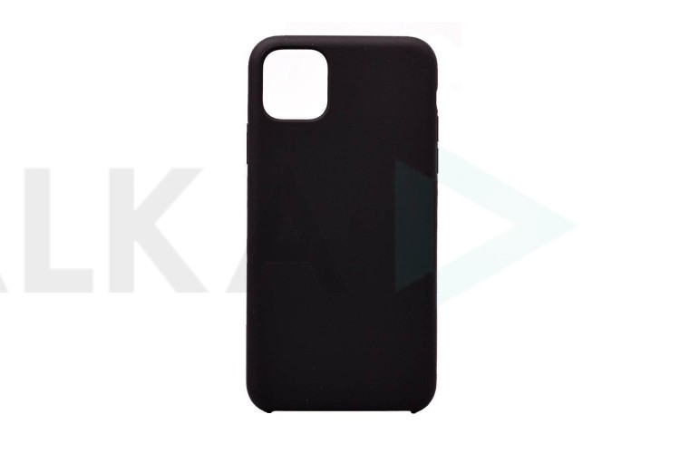 Чехол для iPhone 11 Pro (5.8) Silicone Case Soft Touch открытый низ (черный) 18