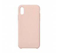 Чехол для iPhone X/XS (5.8) Soft Touch открытый низ (розовый песок) 19