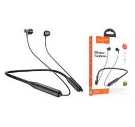 Наушники вакуумные беспроводные HOCO ES58 Sound tide sports BT headset Bluetooth (черный)