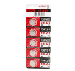 Батарейка литиевая Maxell CR1620/5BL Lithium Cell цена за блистер 5 шт