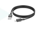 Кабель USB - MicroUSB HOCO X101 (черный) 1м силиконовый