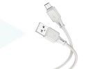 Кабель USB - MicroUSB HOCO X101 (серый) 1м силиконовый