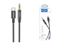 Кабель аудио HOCO UPA19 (штекер Type-C - вход AUX 3.5 mm) 1м черный