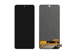 Дисплей для Xiaomi Redmi Note 10 Pro в сборе с тачскрином + рамка (черный) OLED