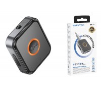 Bluetooth адаптер для автомагнитолы BOROFONE BC55 Suave AUX BT receiver черный