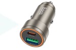 Автомобильное зарядное устройство АЗУ USB + USB-C HOCO Z57A Glorious PD30W+QC3.0 (золотой)