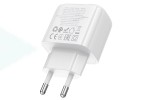 Сетевое зарядное устройство USB + USB-C BOROFONE BAS45A Potential PD30W+QC3.0 (белый)