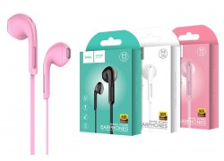 Наушники вакуумные проводные HOCO M39 Rhyme sound earphones (розовый)