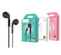 Наушники вакуумные проводные HOCO M39 Rhyme sound earphones with microphone (черный)