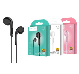 Наушники вакуумные проводные HOCO M39 Rhyme sound earphones with microphone (черный)