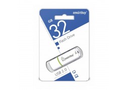 Флешка USB 2.0 Smartbuy 32GB Crown White (SB32GBCRW-W)