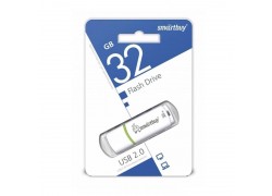 Флешка USB 2.0 Smartbuy 32GB Crown White (SB32GBCRW-W)