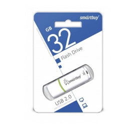 Флешка USB 2.0 Smartbuy 32GB Crown White (SB32GBCRW-W)