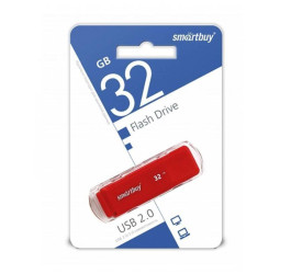 Флешка USB 2.0 Smartbuy 32GB Dock Red (SB32GBDK-R)