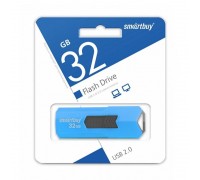 Флешка USB 2.0 Smartbuy 32GB STREAM Blue (SB32GBST-B)