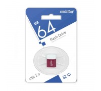 Флешка USB 2.0 Smartbuy 64GB LARA Red (SB64GBLARA-R)