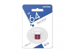 Флешка USB 2.0 Smartbuy 64GB LARA Red (SB64GBLARA-R)