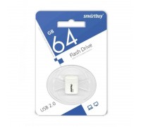 Флешка USB 2.0 Smartbuy 64GB LARA White (SB64GBLARA-W)