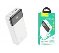 Универсальный дополнительный аккумулятор Power Bank HOCO J102A PD20W + QC3.0 (20000 mAh) (белый)