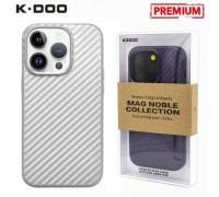 Чехол для телефона K-DOO MAG CARBON NOBLE COLLECTION iphone New 14 Pro (6.1) carbon Silver