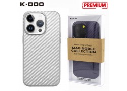 Чехол для телефона K-DOO MAG CARBON NOBLE COLLECTION iphone New 14 Pro (6.1) carbon Silver